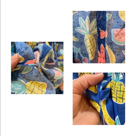 HANDMADE Matching Two-Piece Set, Fruit fabric - Picture 3 of 3